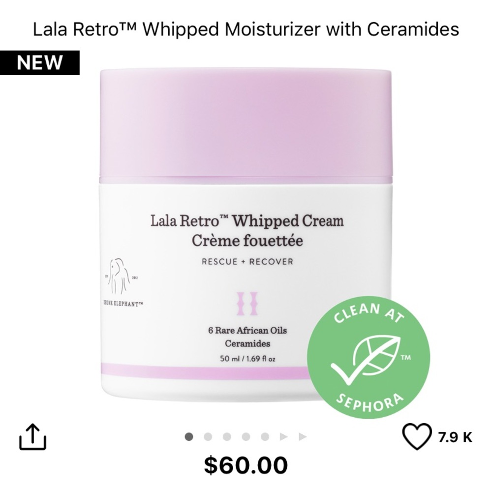 NEW Drunk Elephant LaLa Retro Moisturizer